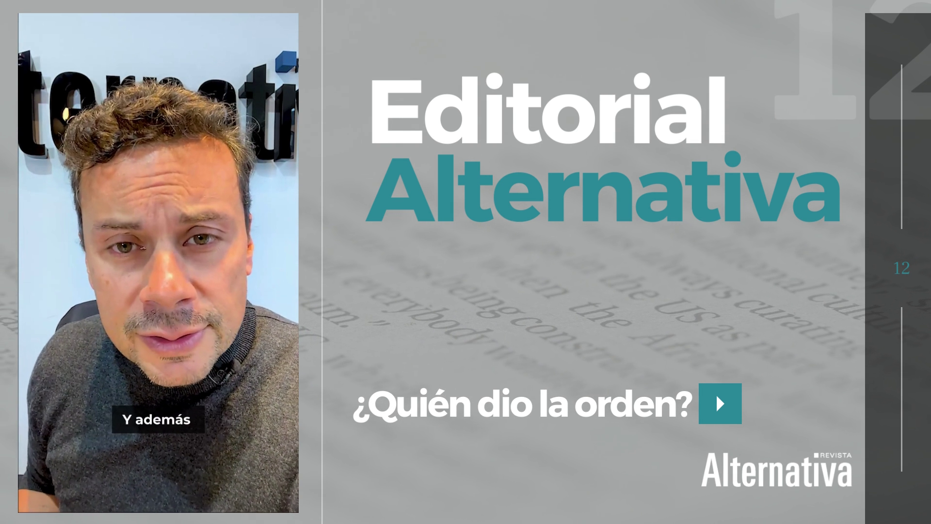 vlcsnap-2023-10-18-15h02m28s810 Hassan Nassar, Revista Alternativa, Editorial