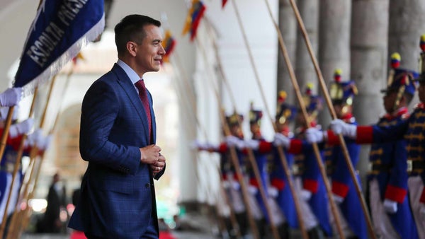 Noboa: "Ecuador no ha perdido la guerra contra las bandas criminales, está peleando"