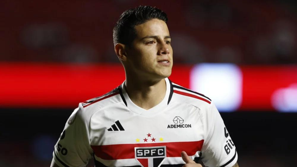 🎥 VIDEO: James Rodríguez deslumbra en el campo: Un recital de fútbol en el duelo entre Sao Paulo y Gremio