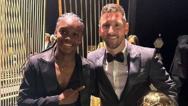 Histórica foto entre Lionel Messi y Linda Caicedo
