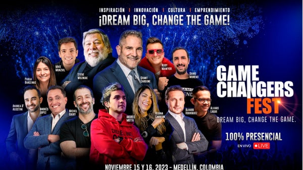 Game Changers Fest 2023 se da cita en Medellín con Steve Wozniak a bordo