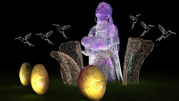El Jardín Botánico de Bogotá presenta "Majestuosos", un festival de luces navideño que celebra el agua