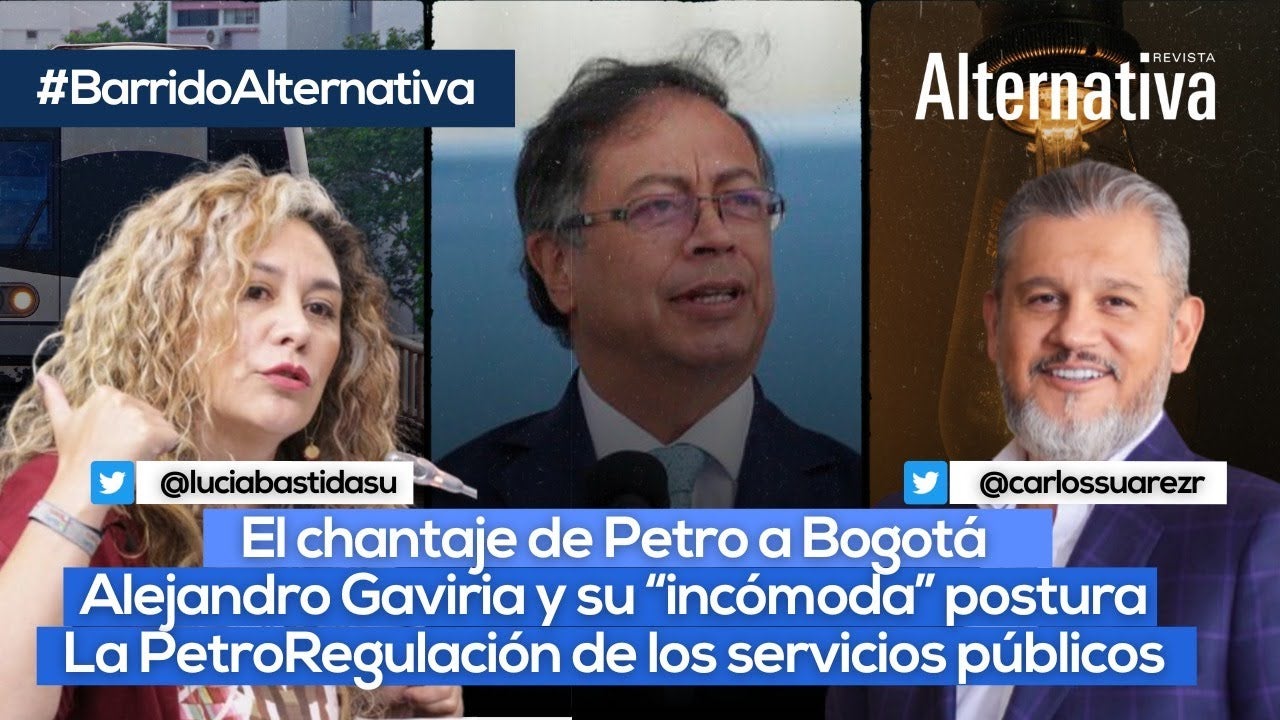 Metro de Bogotá, servicios públicos, regulación, Reforma a la Salud, chantaje, Alejandro Gaviria, Gustavo Petro, Hassan Nassar,, Revista Alternativa, revista