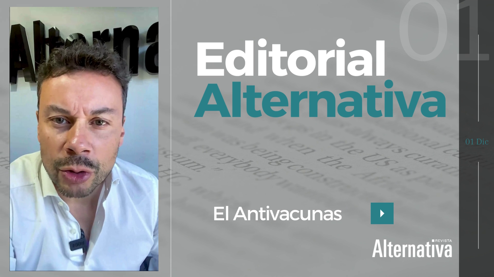 Portada El Editorial de Hassan Nassar Dic 01 de 2023 Ministro de Salud, Guillermo Alfonso Jaramillo, Minsalud, antivacunas, Gustavo Petro, Cop 28, Hitler, Dubai, cumbre, presidente, vacunas, COVID, vacunación. INVIMA, Organización Mundial de la Salud, OMS, Hassan Nassar, Revista Alternativa, revista