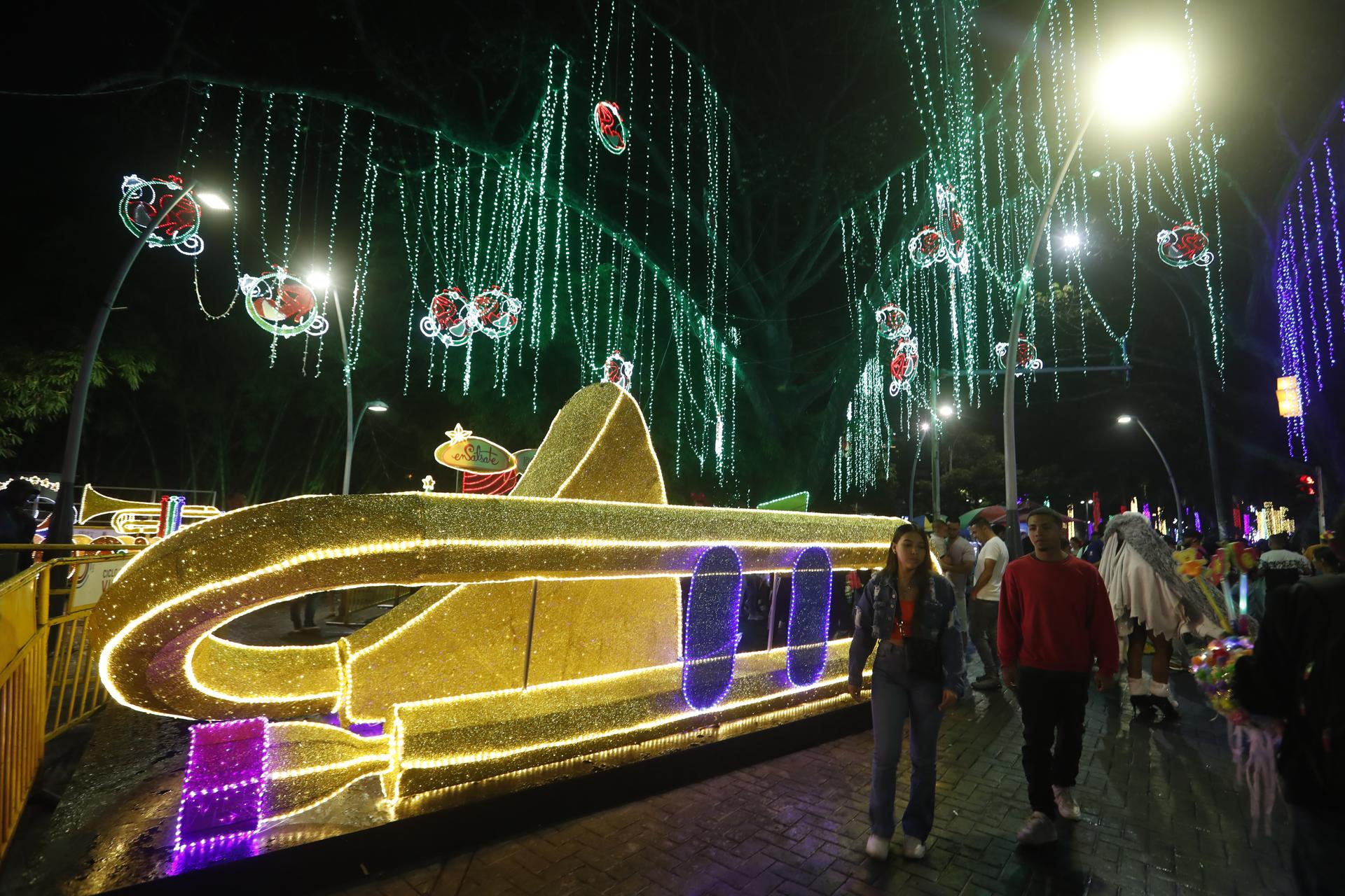Alumbrado navideño en Cali