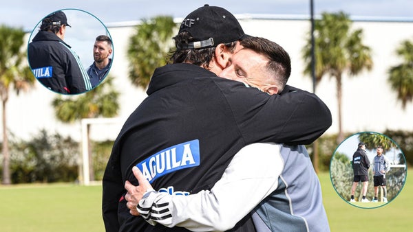 La Selección Colombia recibió la visita de Messi en Miami