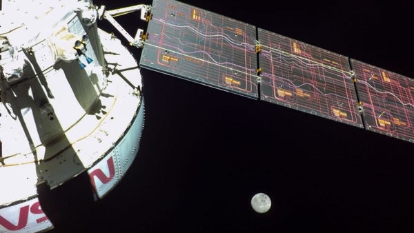 La NASA filmó a bordo el regreso a la Tierra de Artemis I