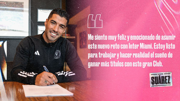 Revelado el salario de Luis Suárez con el Inter Miami