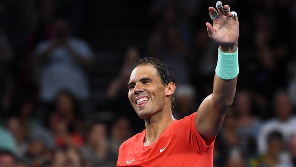 Rafa Nadal: "Es difícil poder decir en palabras que Alcaraz tenga cuatro 'grandes' con 21 años" Rafa Nadal: "Es difícil poder decir en palabras que Alcaraz tenga cuatro 'grandes' con 21 años"