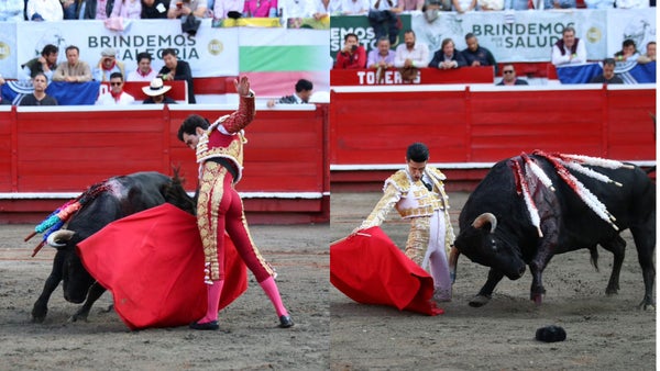 Los diestros españoles Talavante y Rufo cortan orejas en Manizales