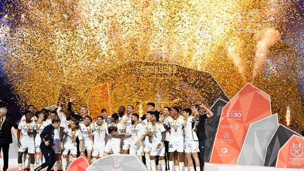 El Real Madrid celebra su decimotercera Supercopa