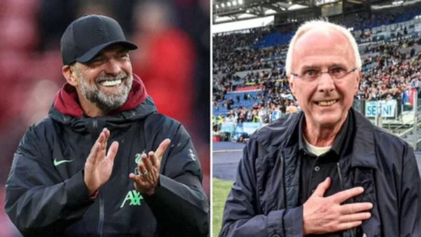 Klopp cumplirá la última voluntad de Eriksson y le dejará ser entrenador del Liverpool