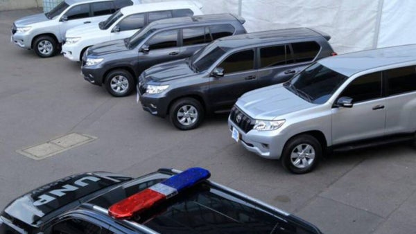 La Policía recuperó once de las 17 camionetas robadas destinadas a la UNP