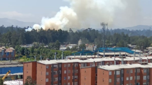 Nueva emergencia en Bogotá: incendio en Fontibón aumenta la crisis ambiental