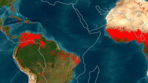 NASA revela mapa con puntos de calor más fuertes en el mundo: Colombia aparece con muchos focos