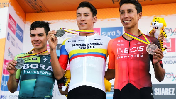 Alejandro Osorio aguanta ataque de Bernal e Higuita y es nuevo campeón de ruta colombiano