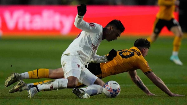 Casemiro regresó a la acción con el Manchester United Casemiro regresó a la acción con el Manchester United