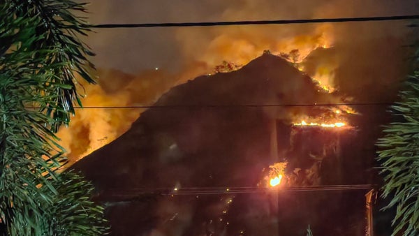 Emergencia en Honda, Tolima: incendio cerca de la población