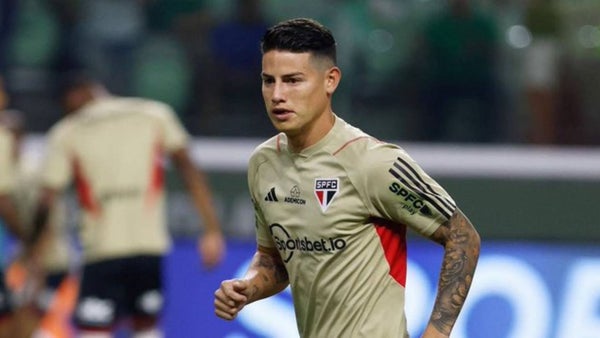 ¿Regresa como titular? James Rodríguez podría debutar con São Paulo