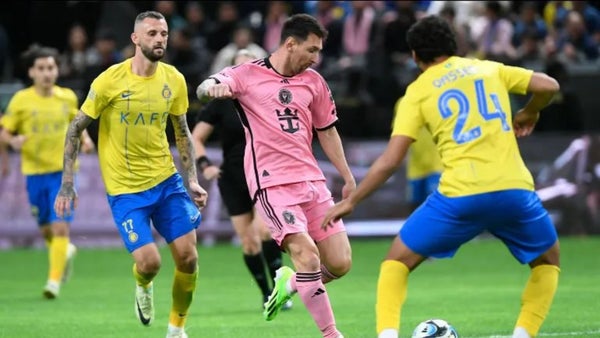 Al Nassr de CR7 goleó al Inter de Miami de Messi
