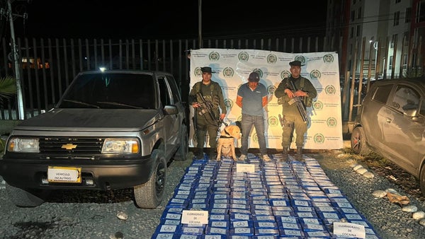 Incautan millonario cargamento de cocaína en la frontera con Ecuador