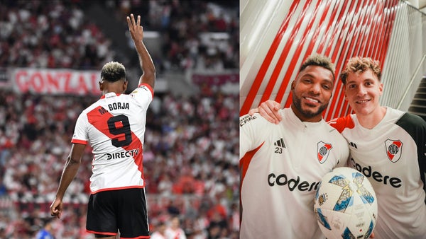 Noche mágica de Miguel Ángel Borja con River Plate