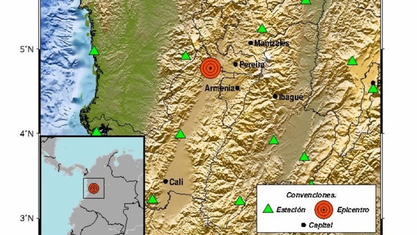 Temblor sacude Colombia y el mundo