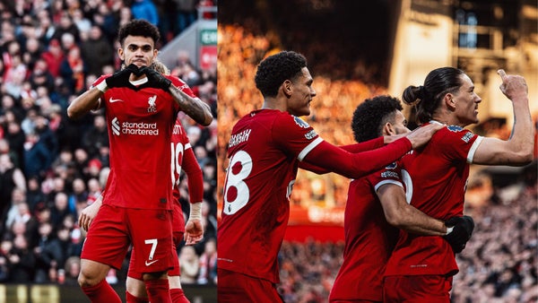 Luis Díaz clave en la victoria del Liverpool