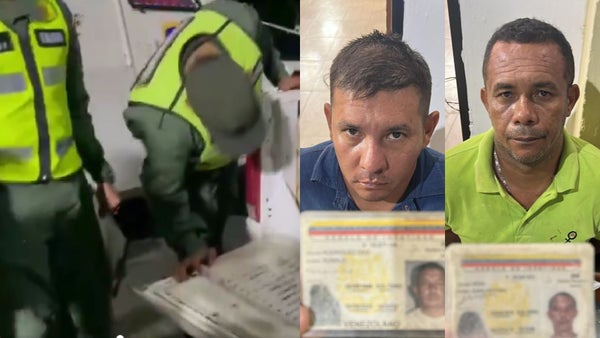 Detenidos en Venezuela dos hombres con 185 kilos de droga colombiana