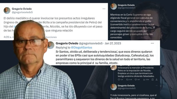 Los ataques en X del esposo de Amelia Pérez