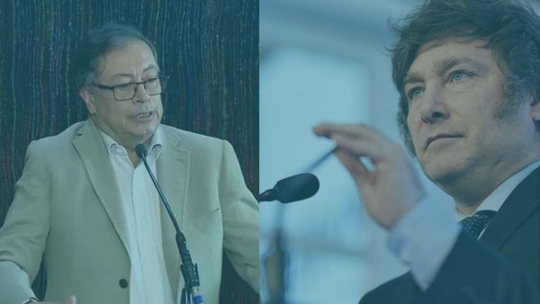 Cancillería expresa "enérgico rechazo" a declaraciones de Milei sobre Petro