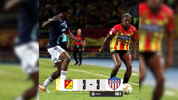 Un polémico gol salva a Junior de otra derrota vergonzosa