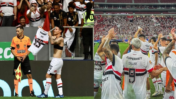 James volvió a jugar con Sao Paulo y brilló con gol y asistencia