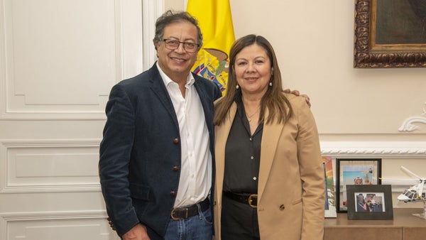 Petro se reunió con la nueva fiscal general, Luz Adriana Camargo