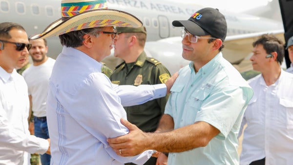 El presidente Petro y su gabinete ya están en Montería