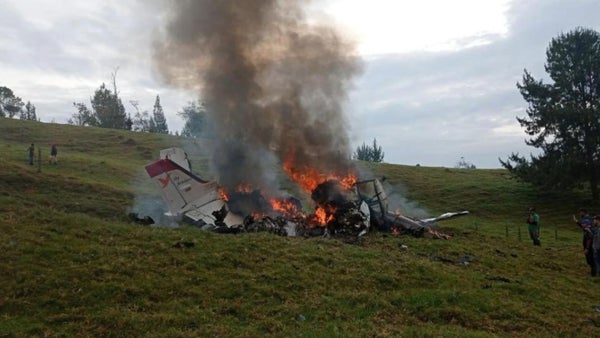 Tragedia en Antioquia: aeronave ambulancia se estrella, cuatro personas fallecen