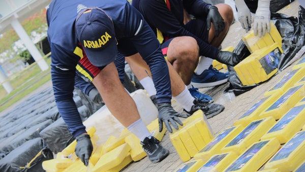 La Armada incautó 3.3 toneladas de cocaína en San Andrés