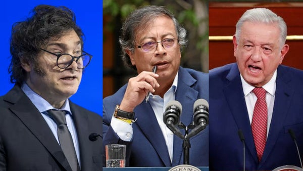 Milei llama "asesino terrorista" a Petro e "ignorante" a López Obrador Milei llama "asesino terrorista" a Petro e "ignorante" a López Obrador