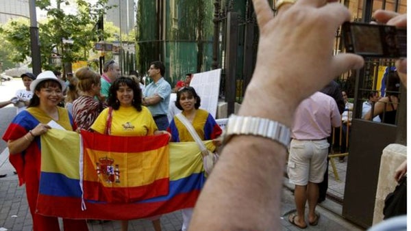 Los colombianos son los extranjeros que más crecen en permisos de residencia en España