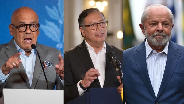 Régimen Maduro arremetió contra Petro y Lula: "Métanse sus opiniones por donde les quepan" Régimen Maduro arremetió contra Petro y Lula: "Métanse sus opiniones por donde les quepan"