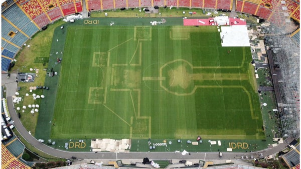 Estado de la cancha de El Campín tras los conciertos de Karol G, ¿Cómo quedó?