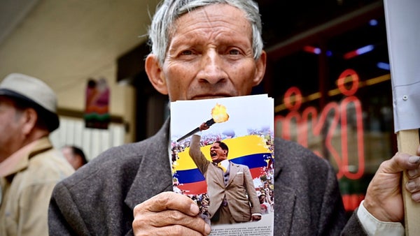 En imágenes: conmemoración del día de las victimas en Bogotá