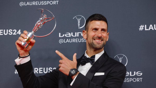 Djokovic gana por quinta vez el premio Laureus al mejor deportista