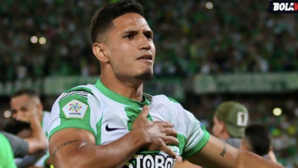 Atlético Nacional se queda sin delantero tras la salida de Erick Ramírez