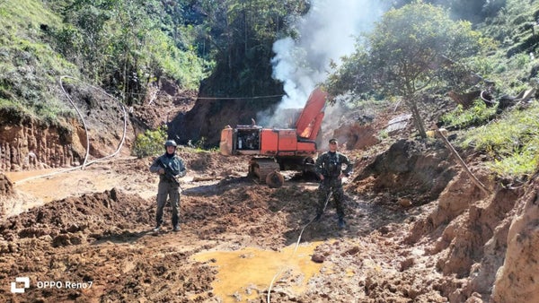 Más de 12 mil gramos de oro dejarán de ser extraídos de las fuentes hídricas colombianas