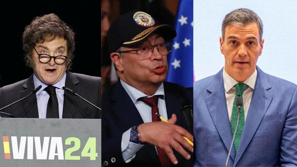 Gustavo Petro sale en defensa de Pedro Sánchez tras los ataques "bárbaros" de Javier Milei