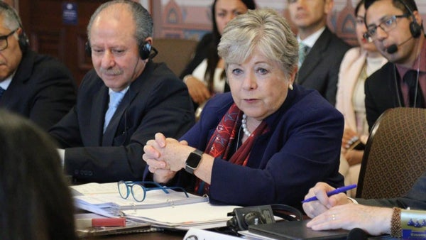 Diplomacia económica: Canciller de México busca apoyo para corredor interoceánico en EE.UU.