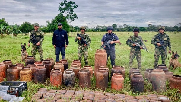 Más de 120 explosivos de las disidencias eran almacenados en una casa del Caquetá