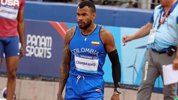 El atleta colombiano Anthony Zambrano logra un cupo para los JJOO de París 2024