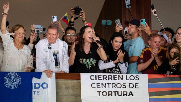 María Corina Machado: las "amenazas" de Maduro "ya no asustan a nadie" en Venezuela